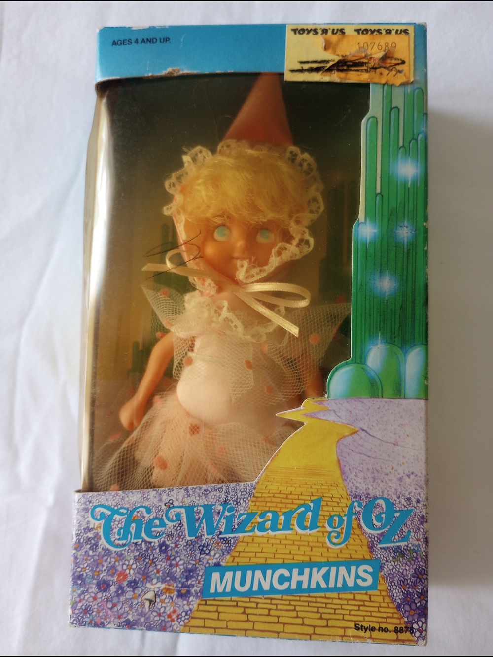 VTG 1988 The Wizard of Oz 50th Anniversary Munchkins Lullaby Ballerina Doll 8876